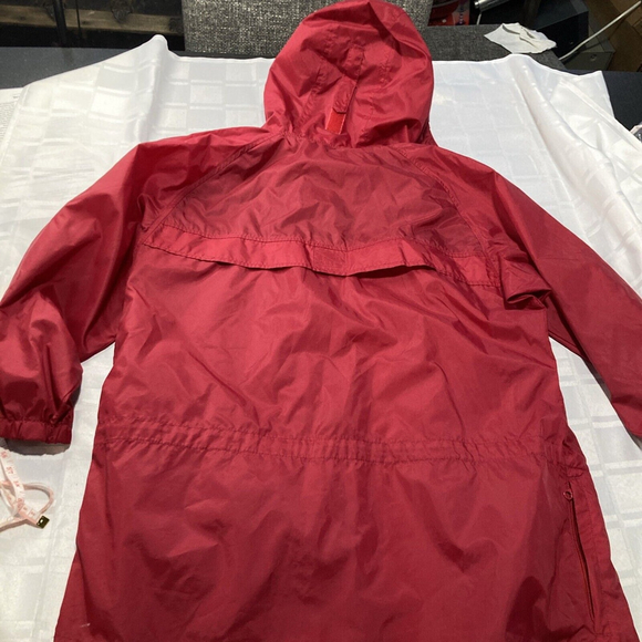 Vintage Columbia Sportswear Windbreaker Jacket Adult Large L Red Packable Coat - Picture 16 of 16